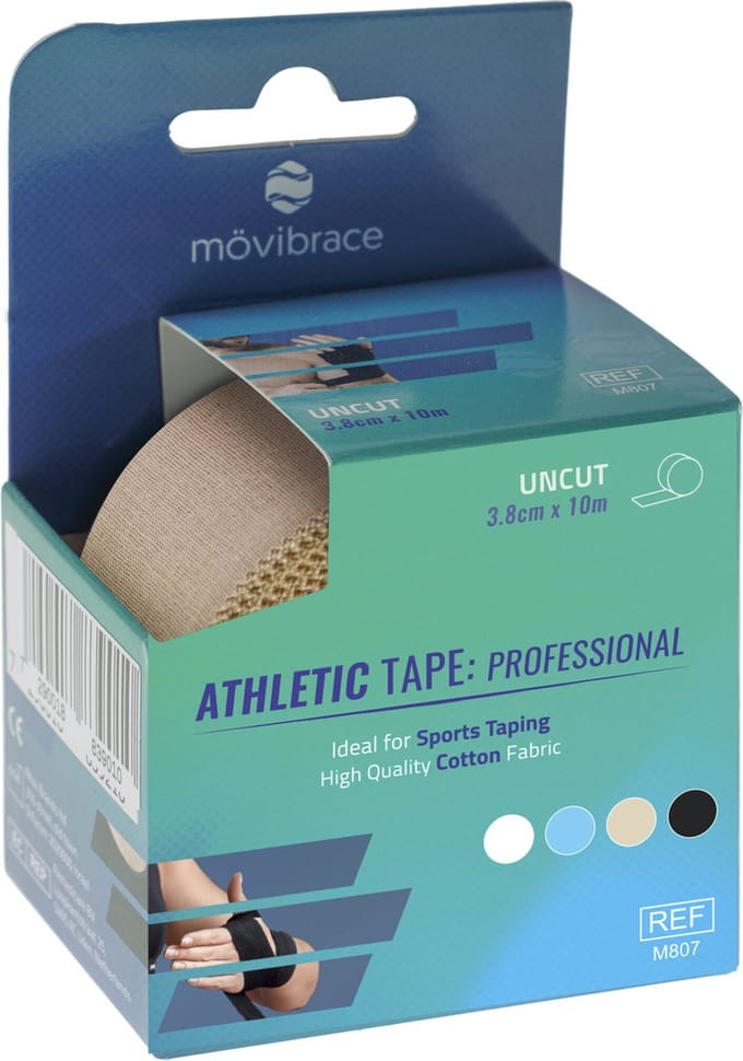Mövibrace - Sporttape - Niet-Elastisch - Stevige Fixatie - Beige