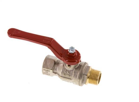Buiten x Binnendraad R/Rp 1/2 inch 2-Weg Messing Kogelkraan - BL2BN-M-MF-012