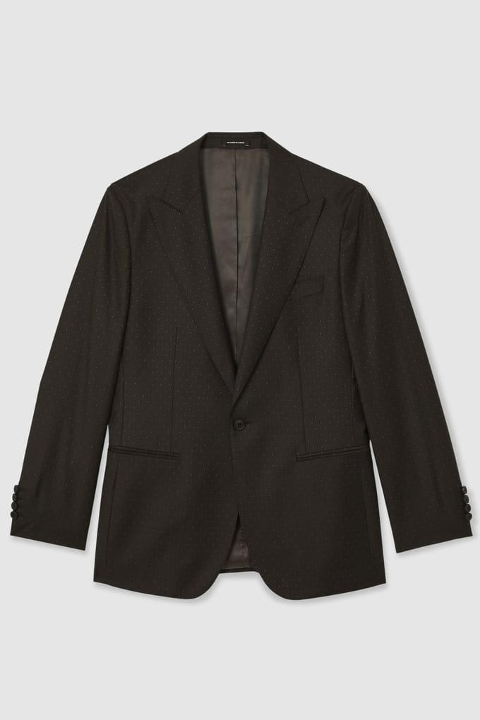 Reiss Sb 1b Dot Jacket Brown Taglia: 36 | Blazers Outlet | Uomo | Marrone
