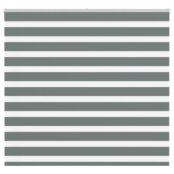 vidaXL - Zebra - rolgordijn - 160x100 - cm - stofbreedte - 155,9 - cm - donkergrijs