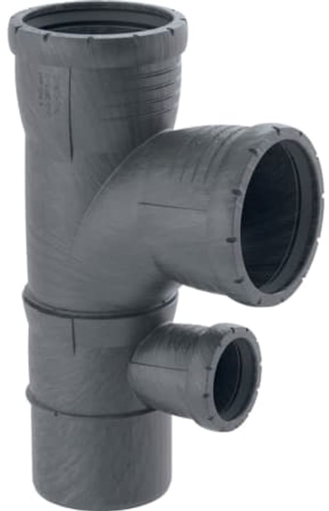 Geberit Silent-Pro Gecombineerd bochtstuk 87,5°, DN 90 / 90 / 50, 393.456.14.1