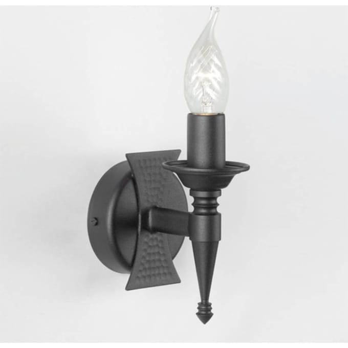 Elstead Lighting LED Wandlamp Saxon | 1X E14 Max 60W | Black