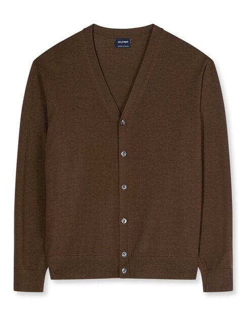 OLYMP Casual Breisel, Zwart-Bruin