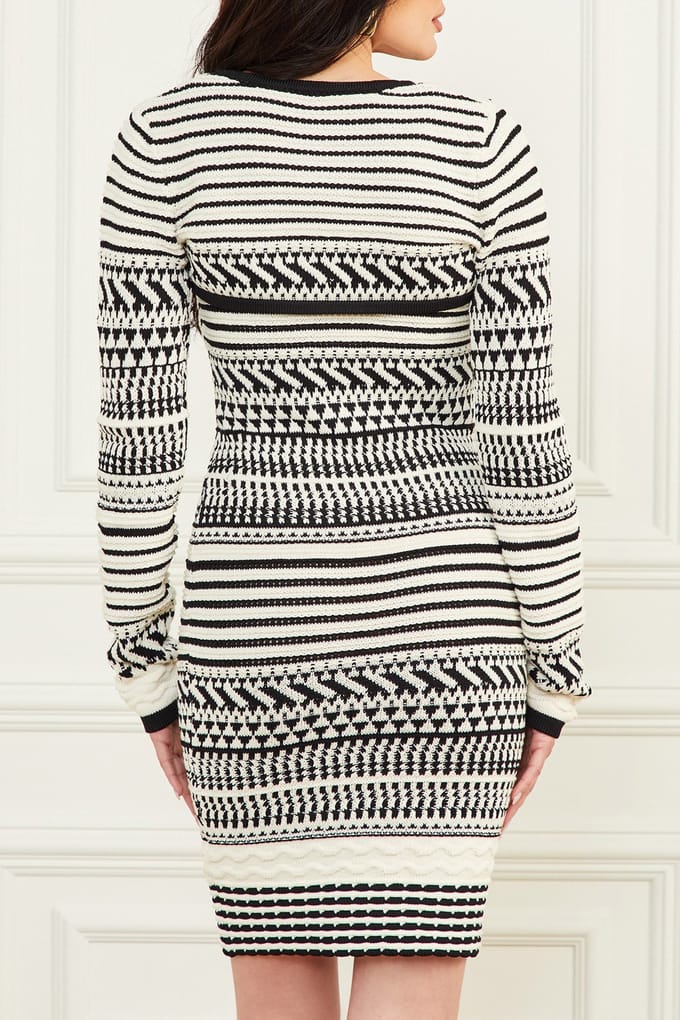 GUESS Marciano By  Arianna 2 Pcs Stitch Eggshell And Black Größe: 44 | Minikleider Outlet | Damen | Weiß