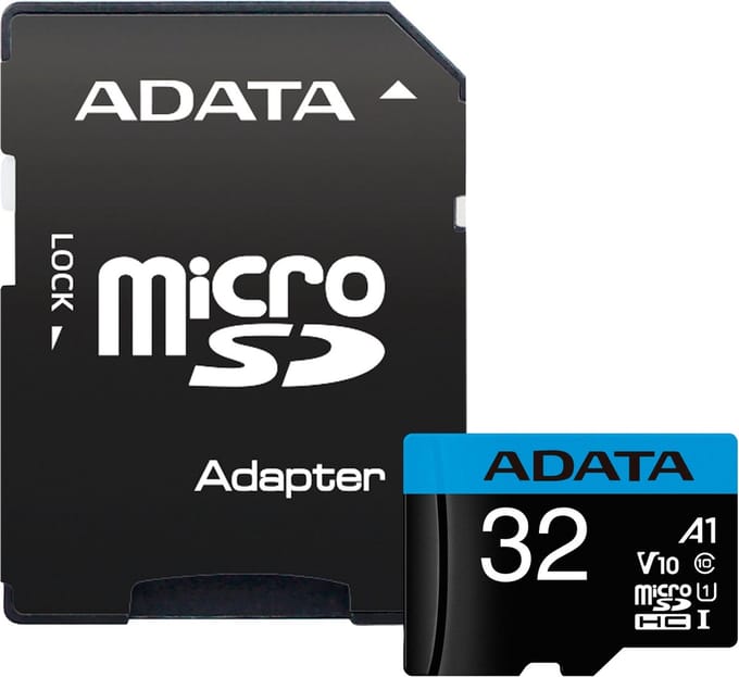 Adata MicroSDHC card with adapter 32 GB