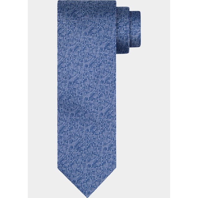 Profuomo Stropdas tie silk woven navy ppwa30056/a