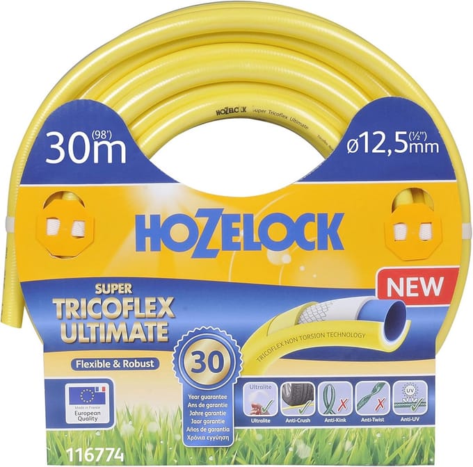 Lichte en Robuuste Tuinslang Ø 12,5 mm - 30 m met Anti-Knik Technologie