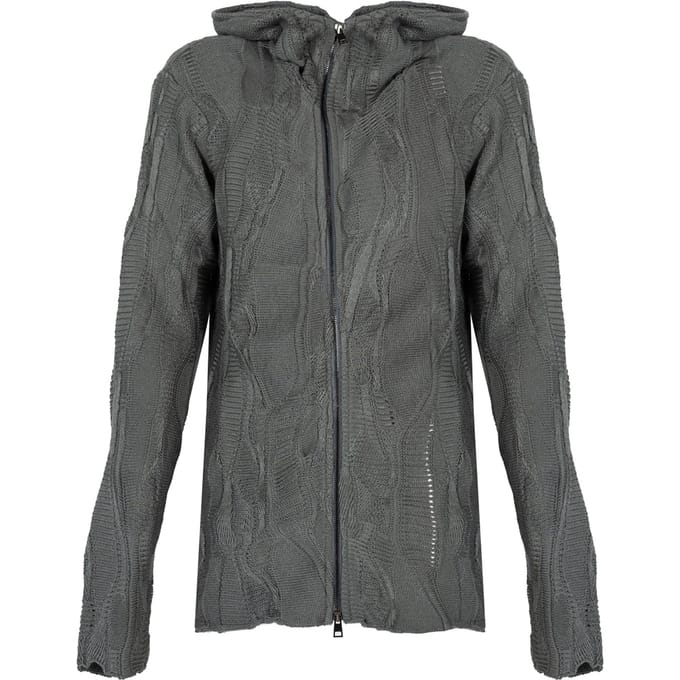 La Haine Inside Us stoppen Full Zip Mannen Grijs