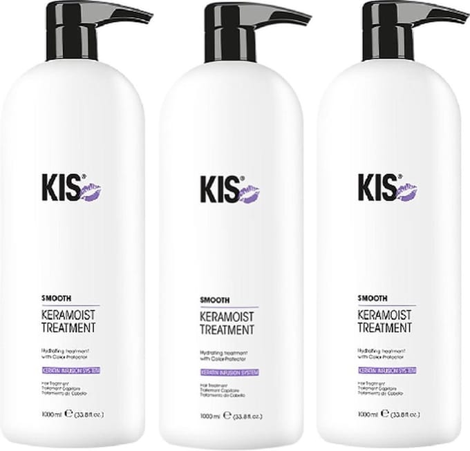 KIS - Kappers KeraMoist Treatment - voordeelverpakking - 6 x 1000 ml - Conditioner