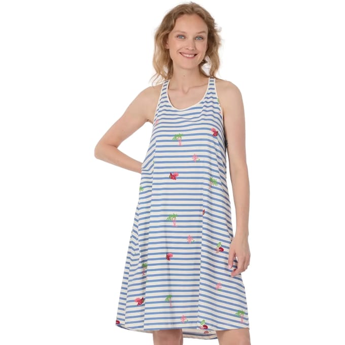 Mouwloze damesjurk Ragwear Nairay Stripes