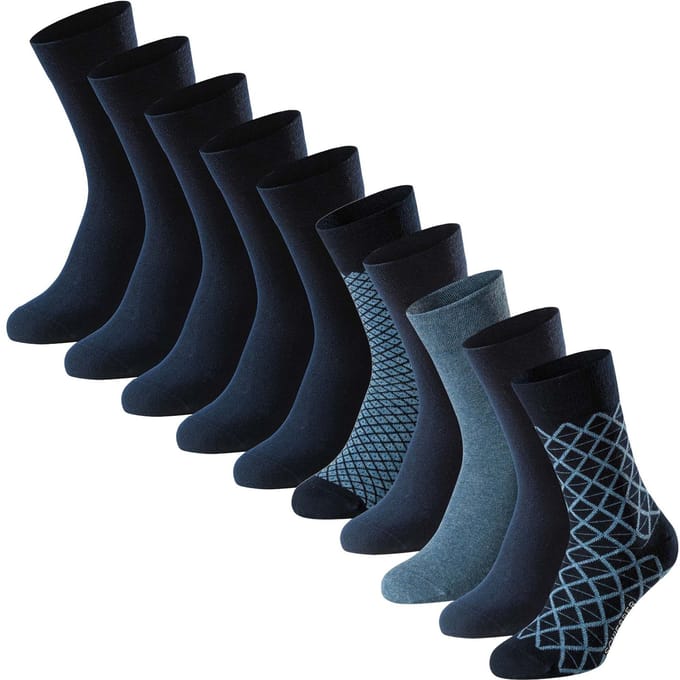 SCHIESSER Sokken Bluebird 10P Set van 10