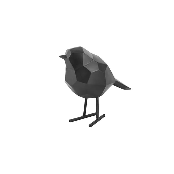 Present Time -Statue bird - Small - Polyresin - Zwart