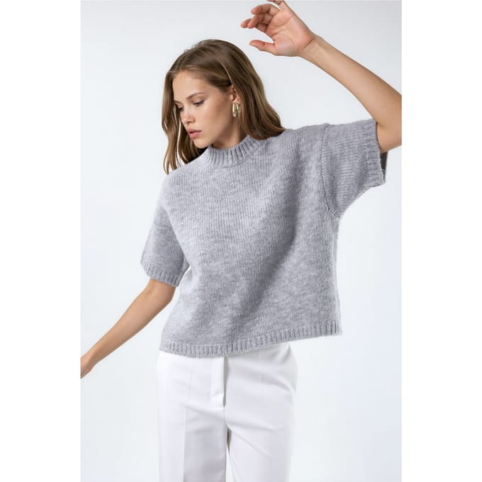 Ontspannen Pasvorm Crew Neck Trui