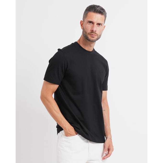 Boss Heren T-Shirt Zwart 50565995/001 Thompson