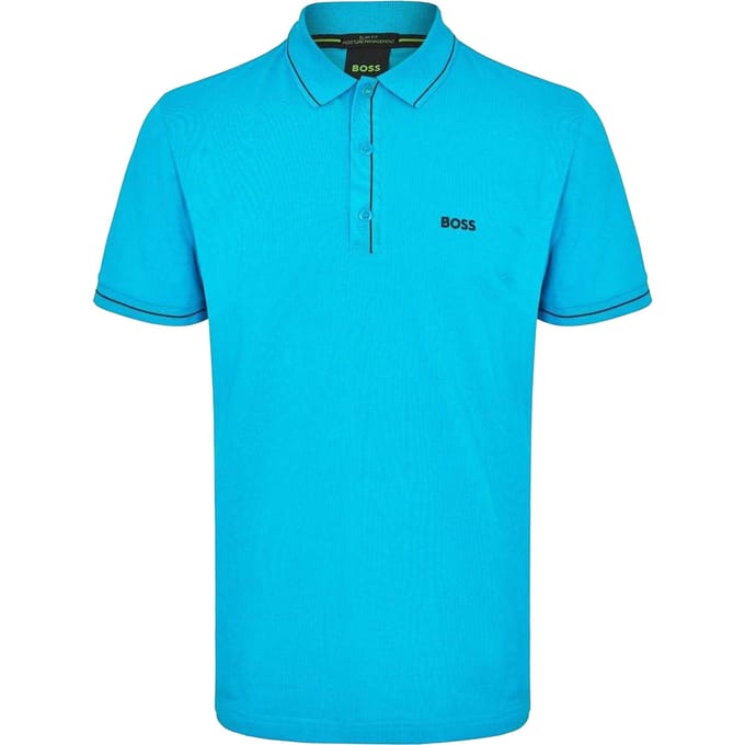 Boss Heren Paule Poloshirt (Turquoise/Aqua)
