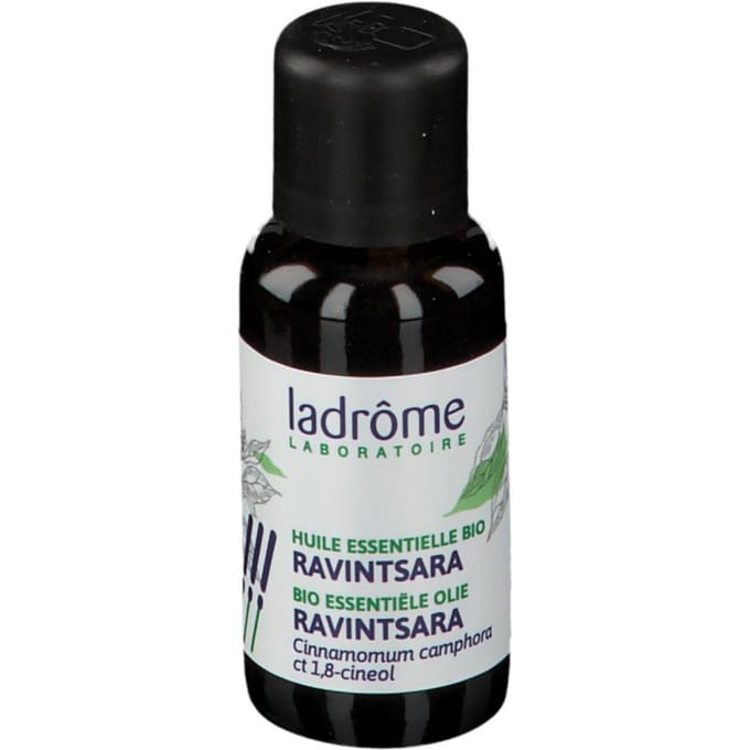 Ladrôme Ravintsara Etherische Olie (Cinnamomum Camphora ct 1,8-cineol) Organisch 30 ml