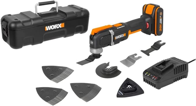 Multifunctioneel gereedschap 20V met variabele snelheid en universeel bevestigingssysteem