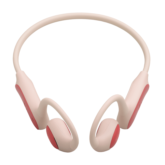 JBL Junior Free - Kinderkoptelefoon Draadloos - Bluetooth - Kindveilig Volume - Open ear - 20 uur - Perzik/Oranje