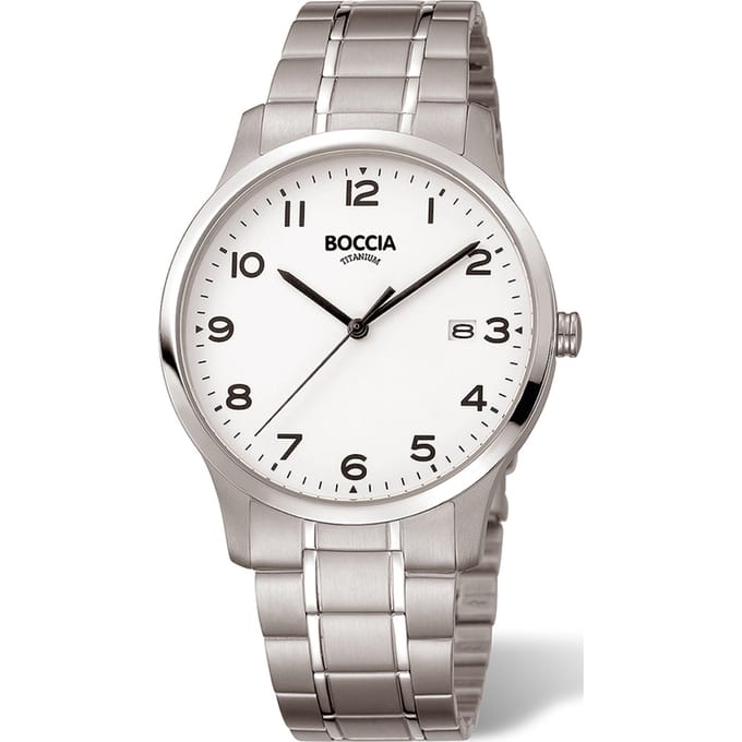 Boccia Titanium 3620.01 Heren Horloge 39 mm