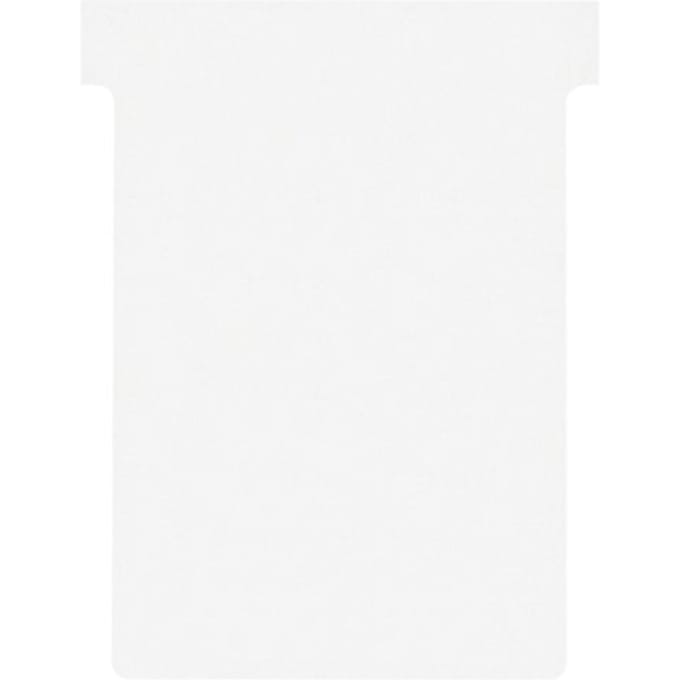 Nobo T-planbordkaarten index 3, ft 120 x 92 mm, wit