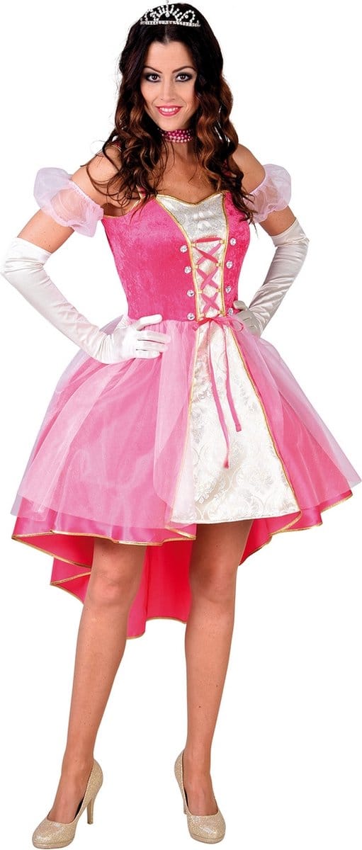Lieftallige Prinses Roze Wolk Jurk Vrouw