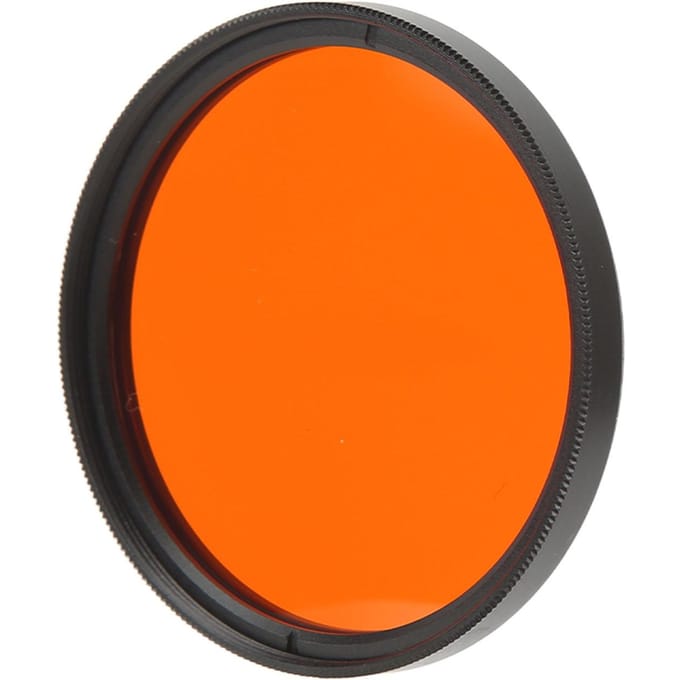Filtre d'objectif 52 mm en verre optique pour appareil photo numérique Nikon Fujifilm orange
