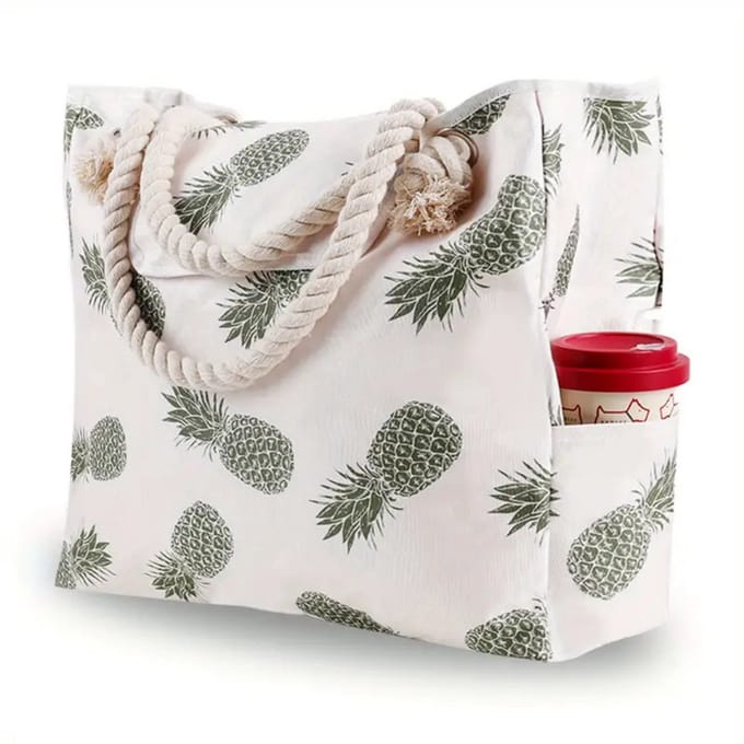 Nivard Strandtas - Ibiza - Tas - Tote Bag - Shopper - Ananas