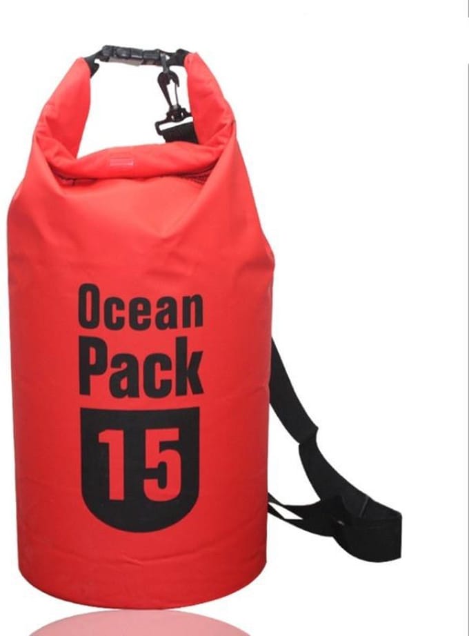 Nixnix® - Waterdichte Tas - Dry bag - 15L - Rood - Ocean Pack