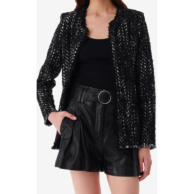 IRO Paris Leonard Jacket Black/white Taglia: 32 | Giacche Outlet | Donna | Nero
