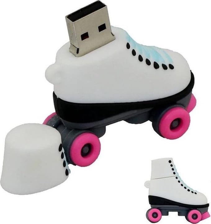 Schaatsen usb stick 128GB 3.0 – ski ijssport wintersport