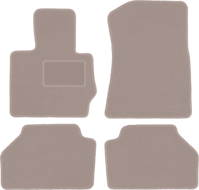 Beige veloursmatten voor: BMW X3 F25 SUV (2010-2017)