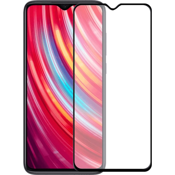 Xiaomi Redmi Note 8 Pro screenprotector gehard glas Edge to Edge