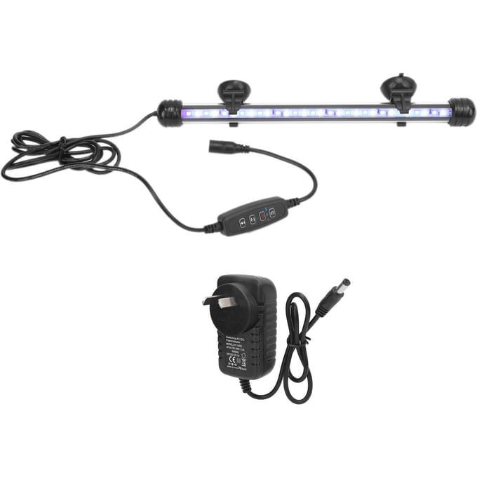 Aquarium Verlichting Waterdicht Vis Verlichting met LED Licht 3 Modi Dimbaar gray