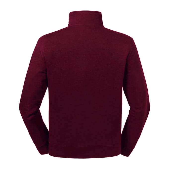 Russell Heren Authentieke Kwartier Ritssweatshirt (Bourgondië)