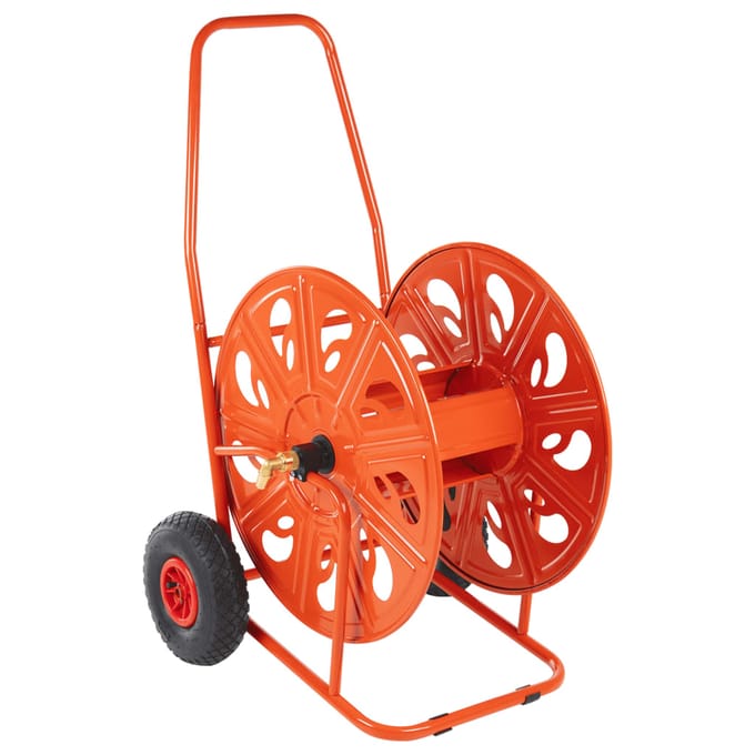 vidaXL - Tuinslangkar - voor - 140 - m - 3/4" - slang - staal