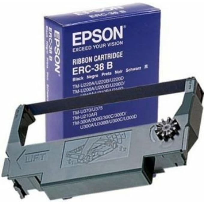 Lint epson s015244 voor erc38 nylon zwart
