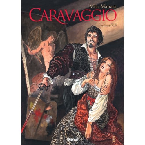 Met Degen En Palet - Caravaggio - Milo Manara