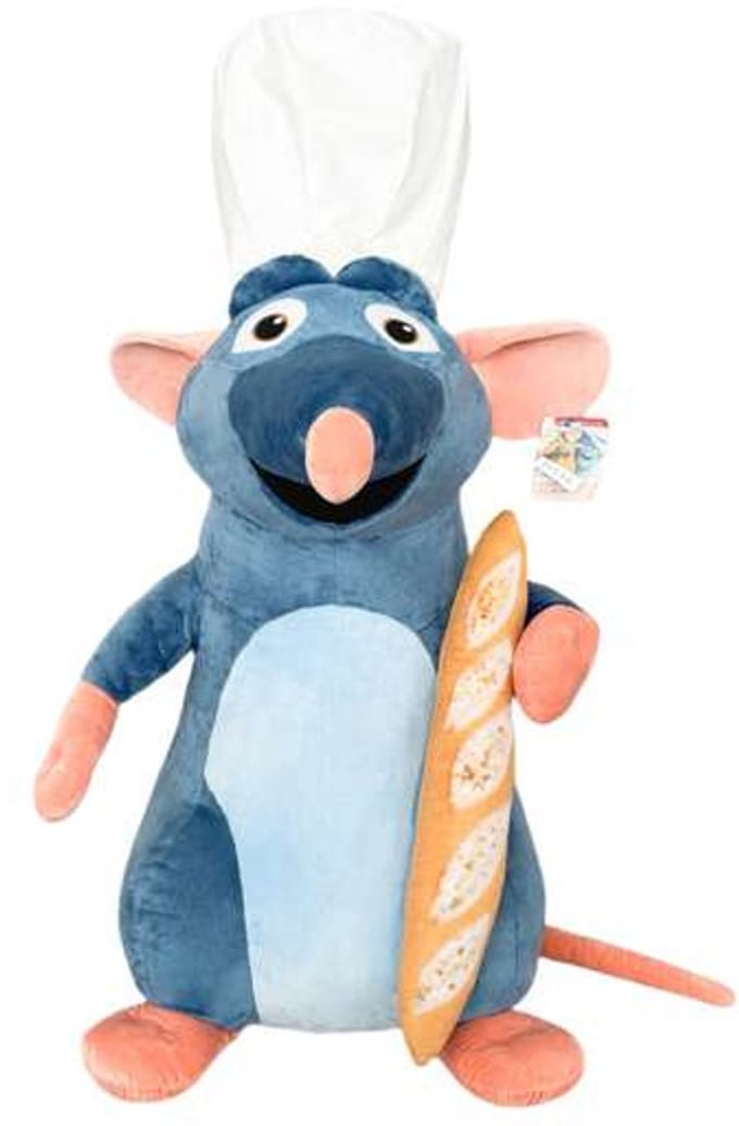 Pluche Disney - Giant Remy met stokbrood (120cm