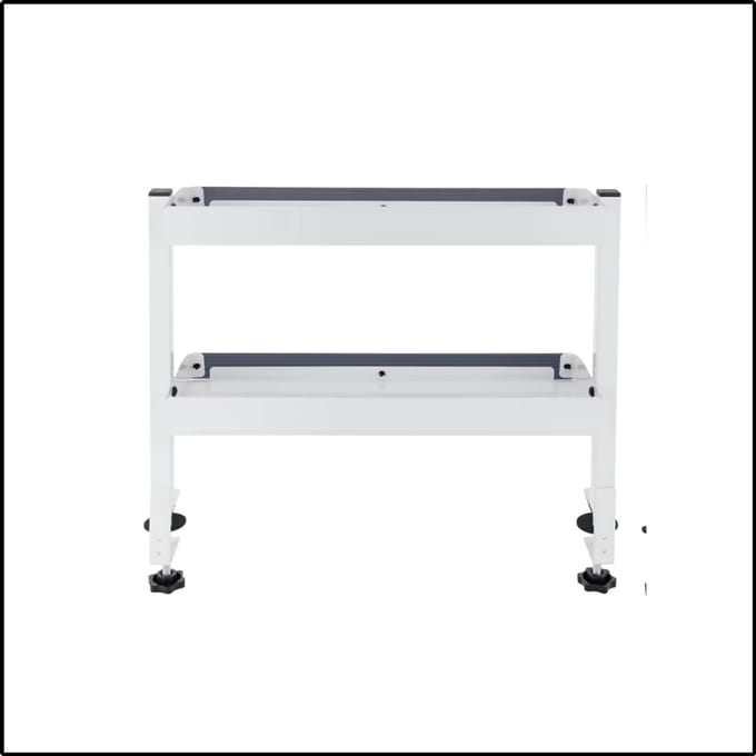 Bureauplank Met Klem 2 Laags - Opbergrek Voor Bureau - Verstelbare Clip-On Organizer - Ruimtebesparend Design - Wit