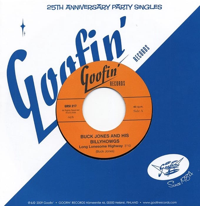 Buck Jones And The Billyhowgs - Long Lonesome Highway (7" Single)