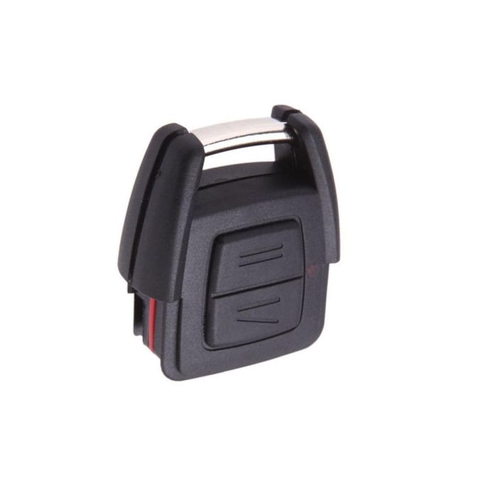 Clé télécommande Fob à 2 boutons de remplacement, pour coque Vectra Opel Zafira Astra noir