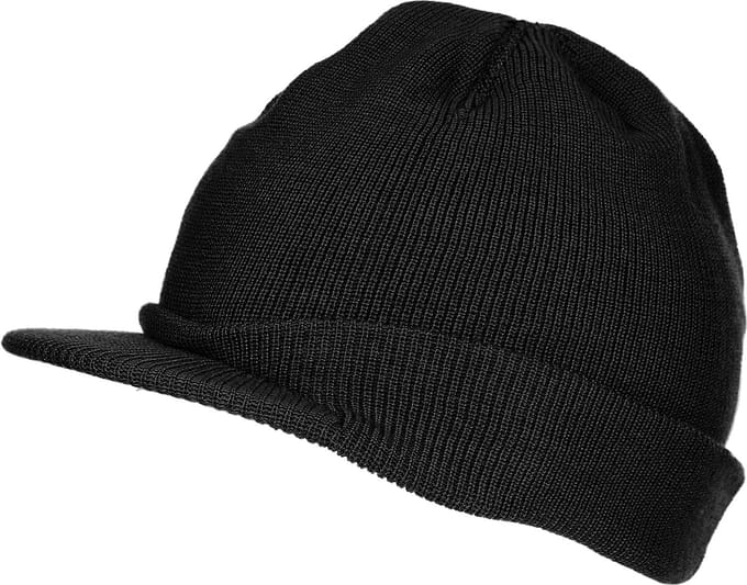 Fostex Garments - Jeepcap wool WWII (kleur: Zwart / maat: NVT)