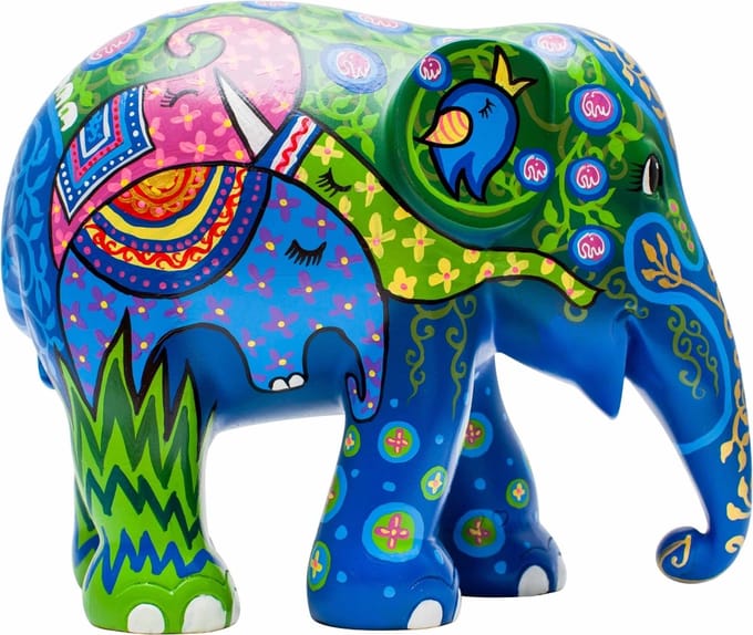 Elephant Parade - Elephant Herd - Handgemaakt Olifanten Beeldje - 20cm