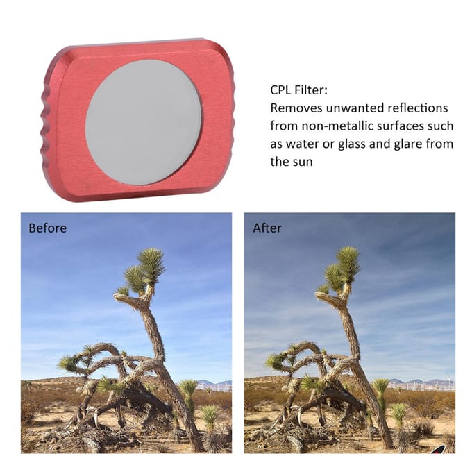 3 stuks CR Groothoek 12.5X Macro CPL Lensfilters Kit voor DJI Osmo Pocket brown