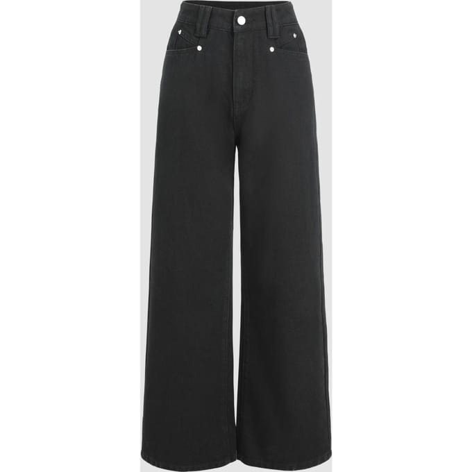 Hoge Taille Wijde Pijpen Denim Jeans