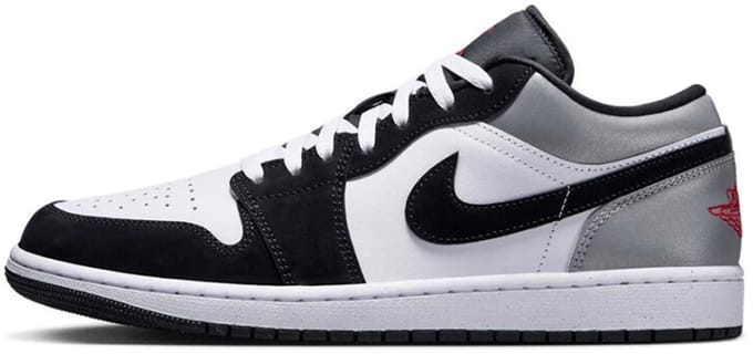 Jordan 1 Low SE White Fire Red Black Matte Silver