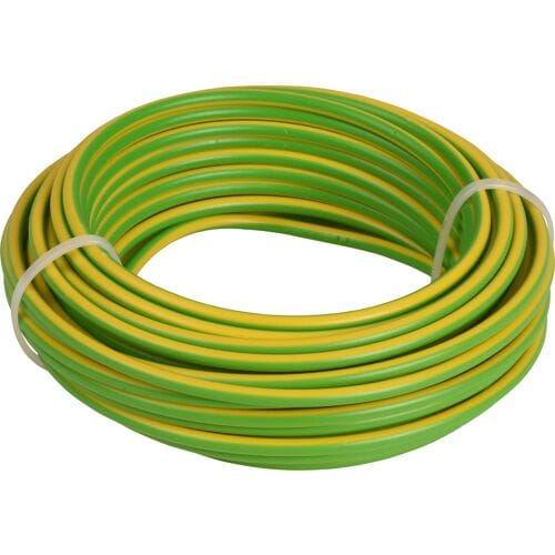 Toolstation Installatiedraad VD H07V-U 10m 2,5mm² geel/groen
