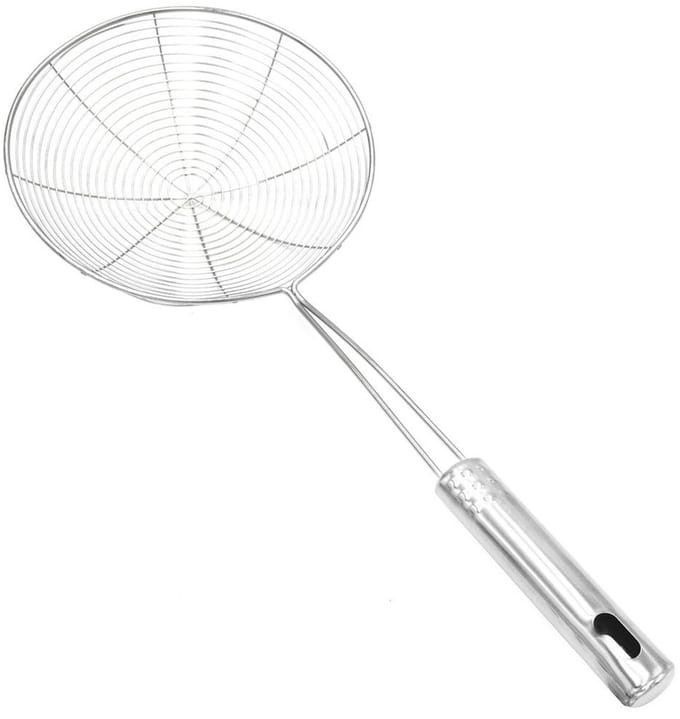 Orion - Stalen Schuimspaan - 35 cm - Ergonomische Handgreep - Vaatwasmachinebestendig
