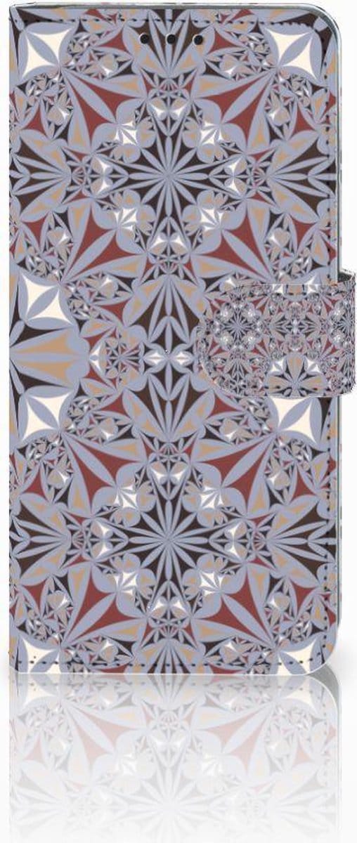 Huawei P30 Pro Bookcase Flower Tiles