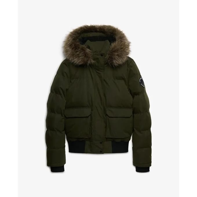Superdry - Everest Microfibre Ella Bomberjack - Dames - Gewatteerde jassen